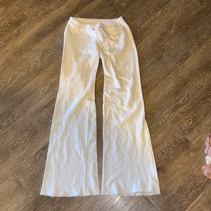 White soft Bebe lounge pants